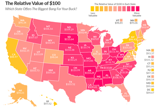 Purchasing power map 
