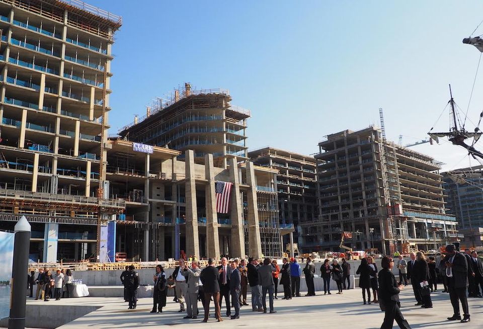 The Wharf construction