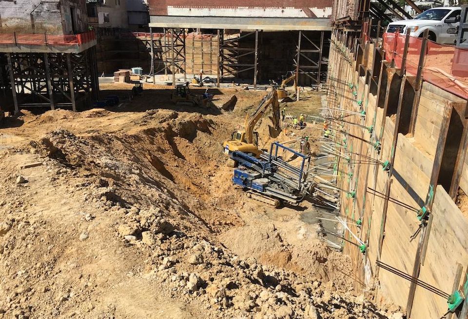 655 New York Ave construction site
