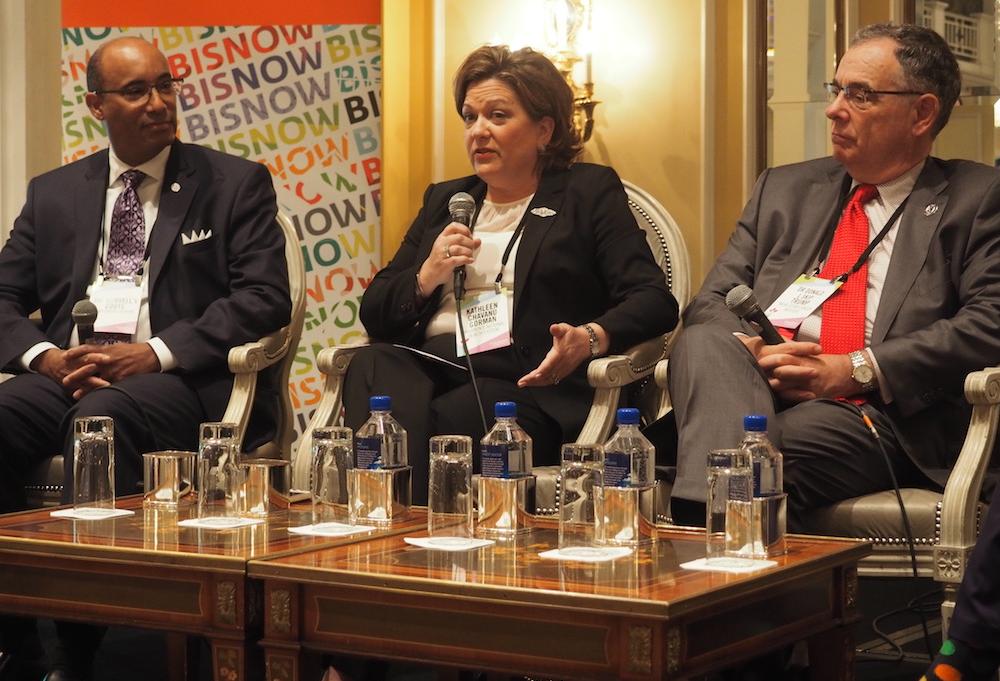 Holy Cross Health's Dr. Norvell Coots, Cildren's National's Kathleen Chavanu Gorman and Inova's Dr. Donald (Skip) Trump