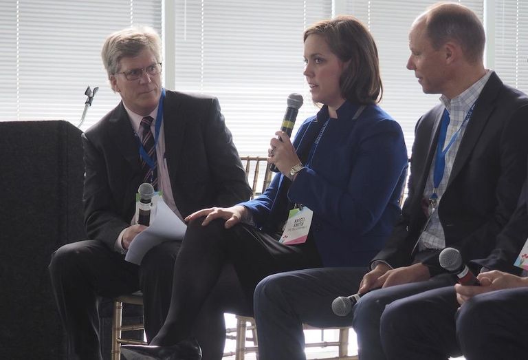 Linowes and Blocher's Bob Dalrymple, The JBG Cos. EVP Kristi Smith and StonebridgeCarras principal Kent Marquis