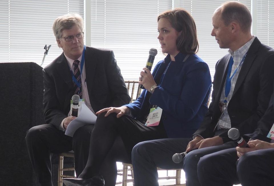 Linowes and Blocher's Bob Dalrymple, The JBG Cos. EVP Kristi Smith and StonebridgeCarras principal Kent Marquis