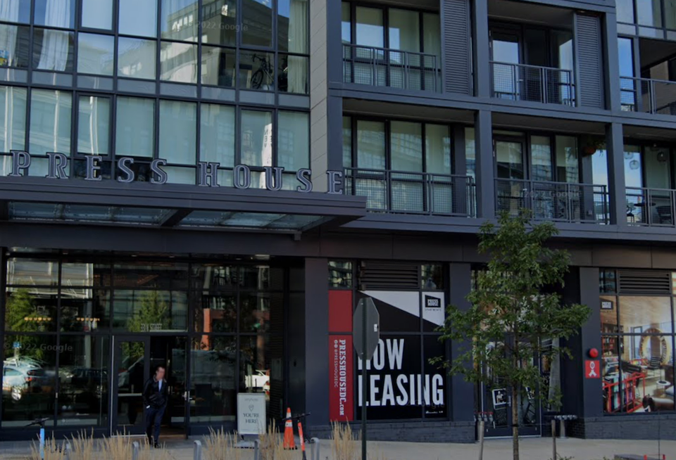 Foulger-Pratt's Press House in D.C., one of the apartment buildings where it contracted management and marketing efforts to Bozzuto.
