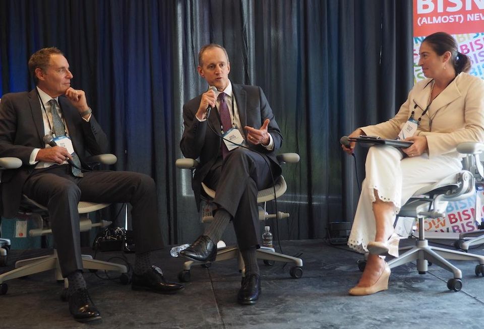 Nixon Peabody's Jeff Lesk, Brookfield's Greg Meyer and Nixon Peabody's Colette Dafoe