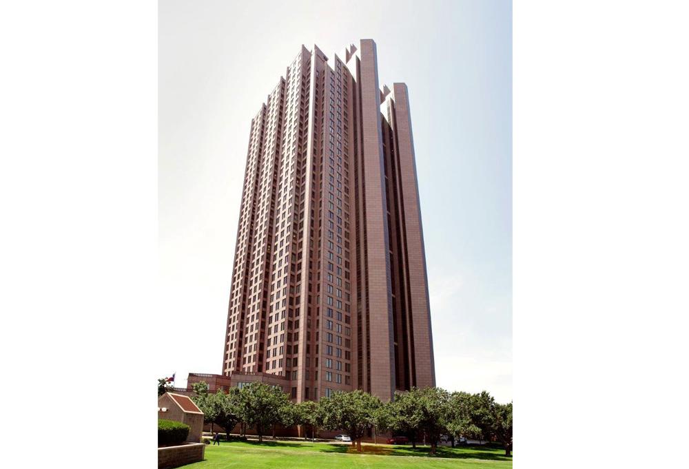 Cityplace Tower, a 42-story, Class-A office tower in Dallas. 