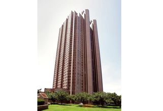 Cityplace Tower, a 42-story, Class-A office tower in Dallas. 