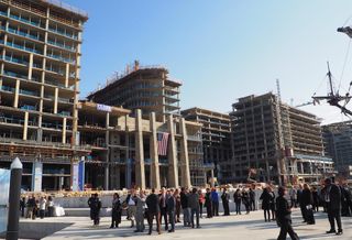The Wharf construction