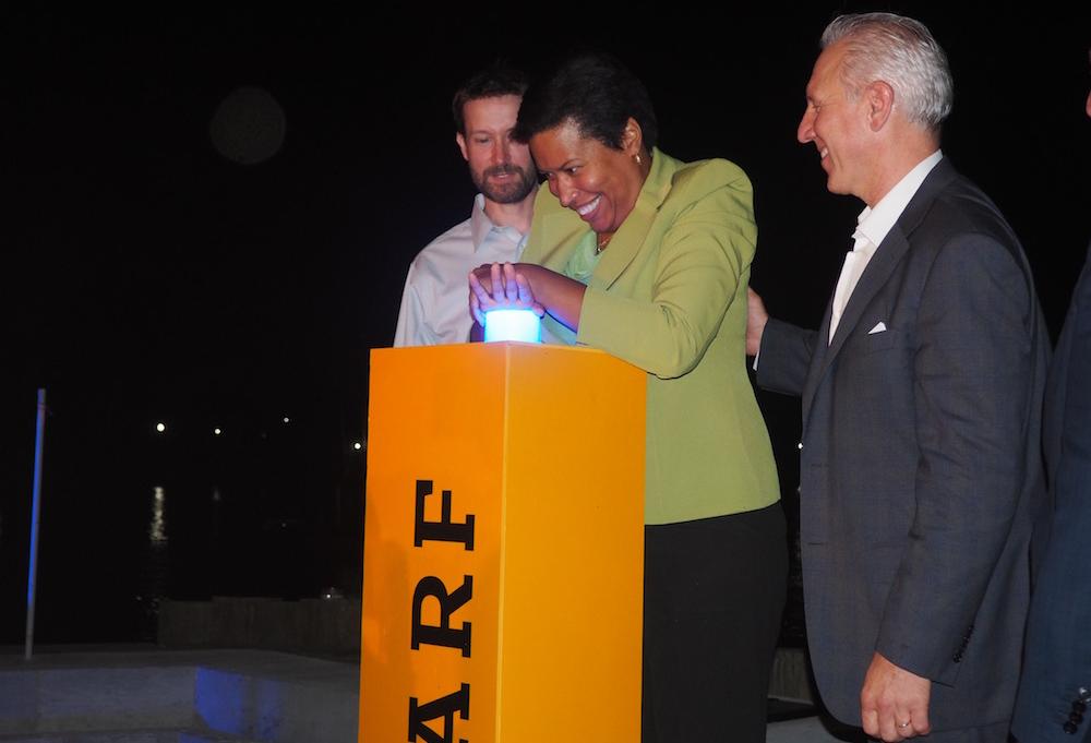 Mayor Muriel Bowser Monty Hoffman The Wharf