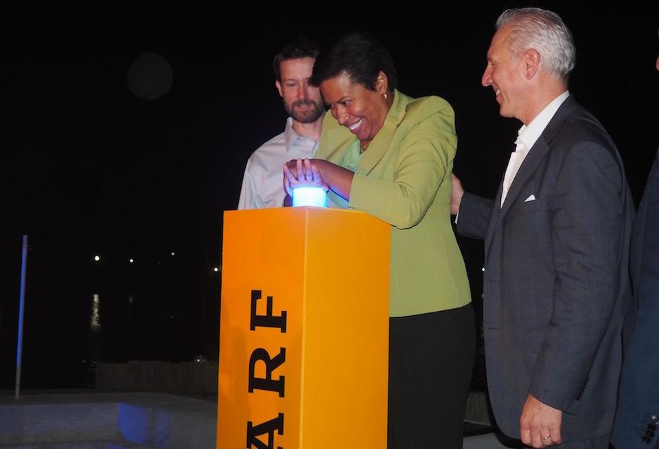 Mayor Muriel Bowser Monty Hoffman The Wharf