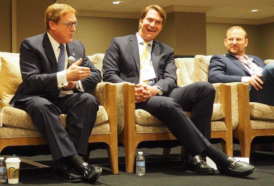 American Psychiatric Association's Saul Levin, Clear Real Estate's Chip Ranno and Douglas Development's Norman Jemal