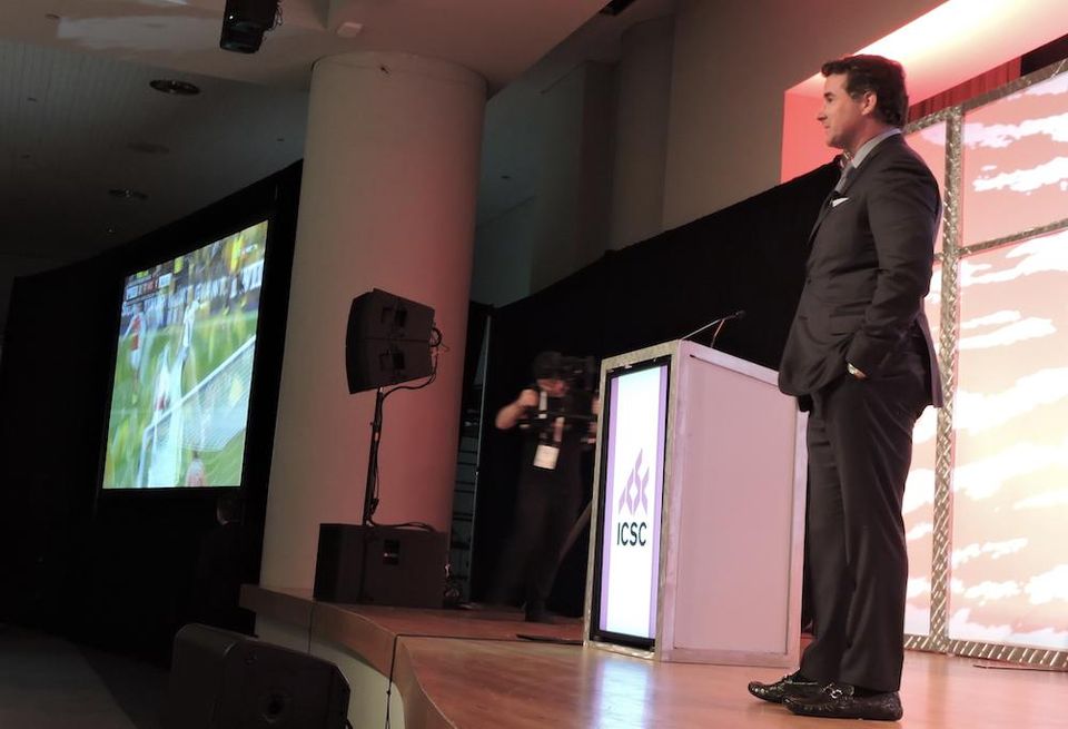 Under Armour CEO Kevin Plank at ICSC in New York, Dec. 5, 2016