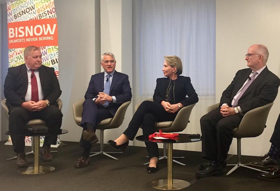 Children's Hospital of Pennsylvania executive Doug Carney, Princeton Healthcare System CEO Barry Rabner, Children's National Health System Chief Strategy Officer Elizabeth Flury, UPenn Health System executive Kevin Mahoney