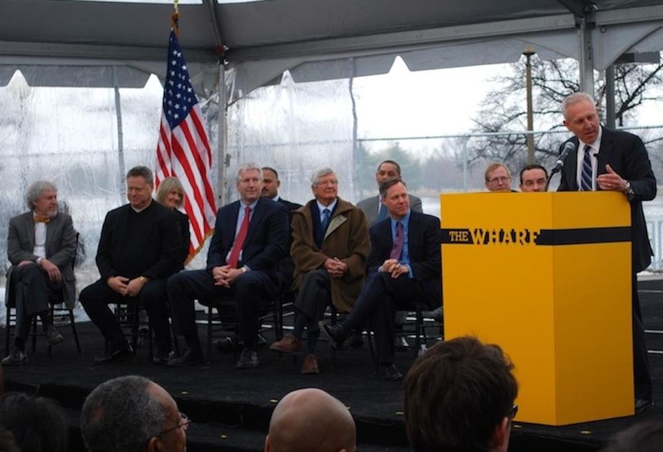 Monty Hoffman Wharf Groundbreaking 2014