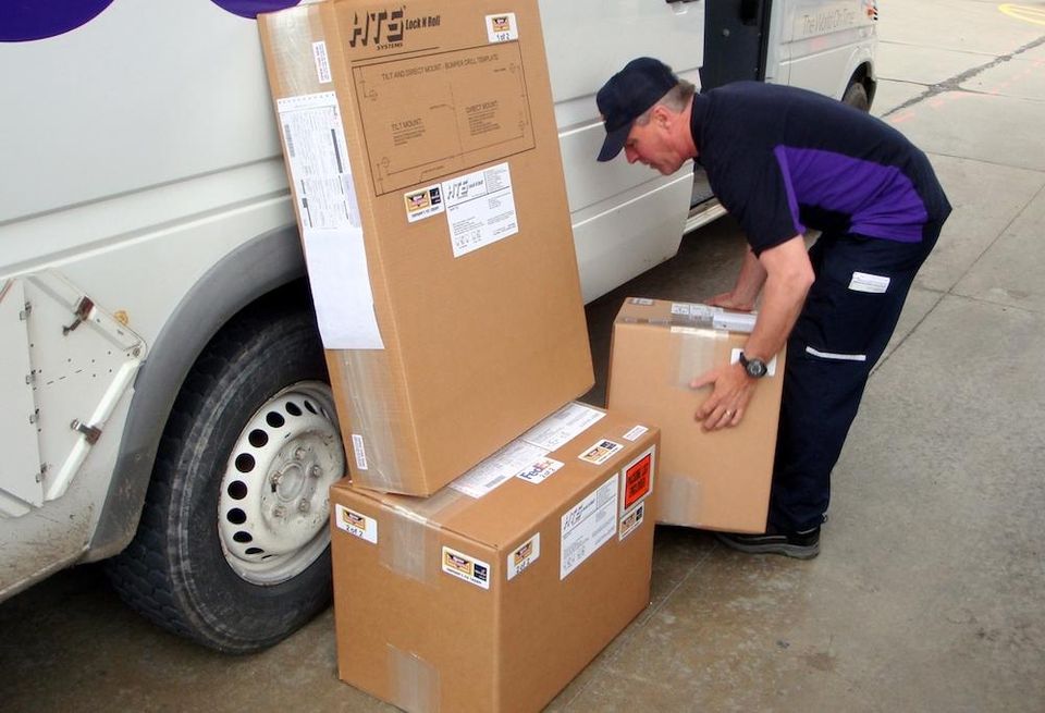 FedEx package delivery
