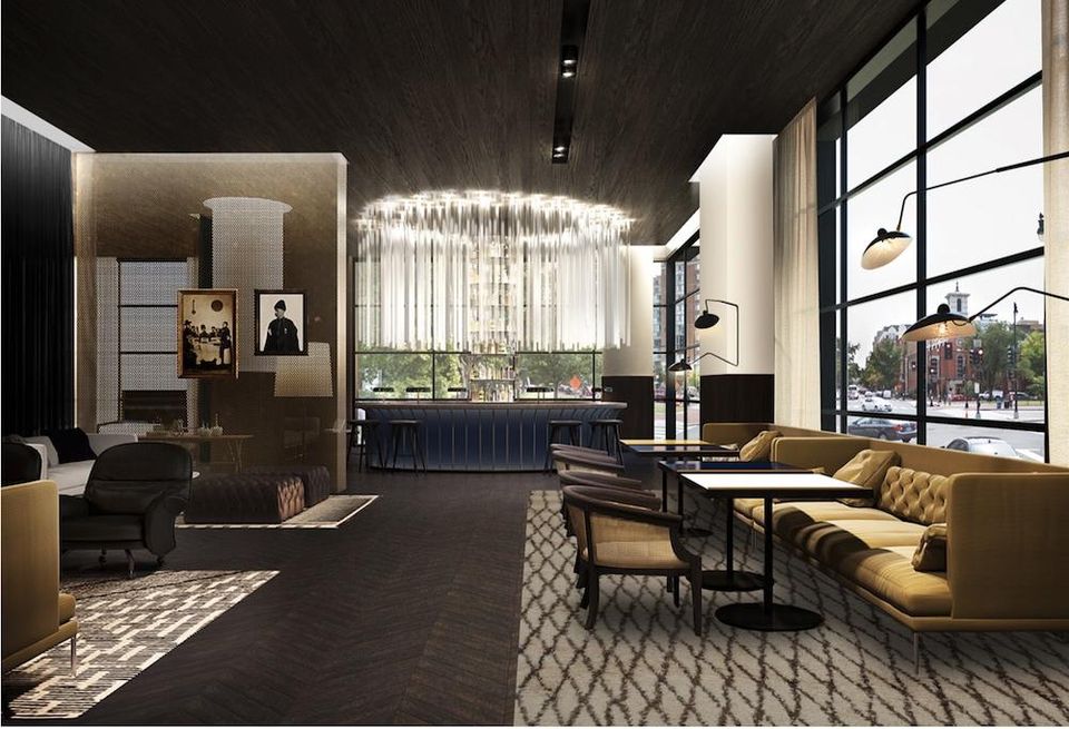 SLS Hotel interior