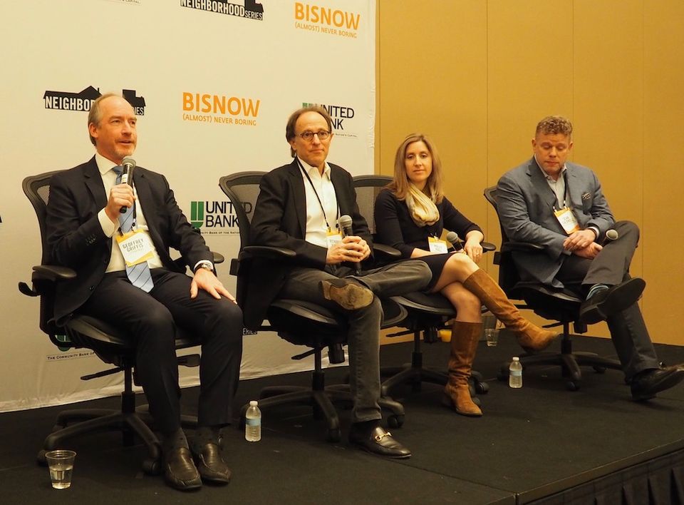 CityPartners' Geoffrey Griffis, Ruben Cos.' Richard Ruben, Republic Properties' Holly Hull and Mill Creek's SeanCaldwell