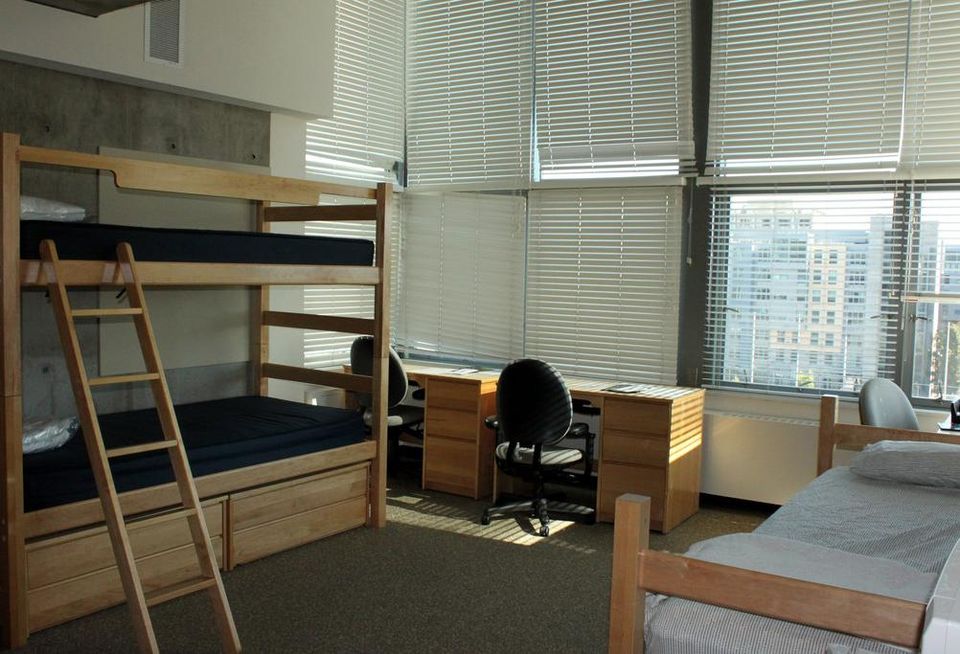 dorm room college student housing