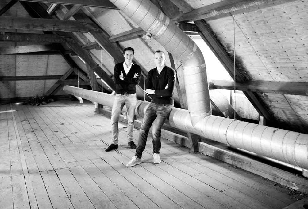 Storage Share founders Julian Doorten, left, and Niels van Eck, right