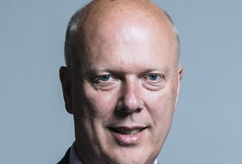Chris Grayling secretary of state for transport November 2018