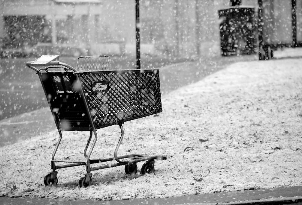 snow shopping, winter retail