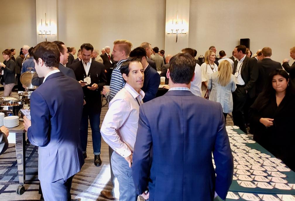 Attendees network at Bisnow's Future of South Orange County event at the Irvine Marriott. Attendees network at Bisnow's Future of South Orange County event at the Irvine Marriott.