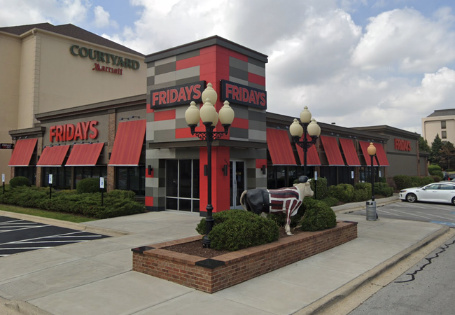 TGI Fridays location in Bedford Park, Illinois.