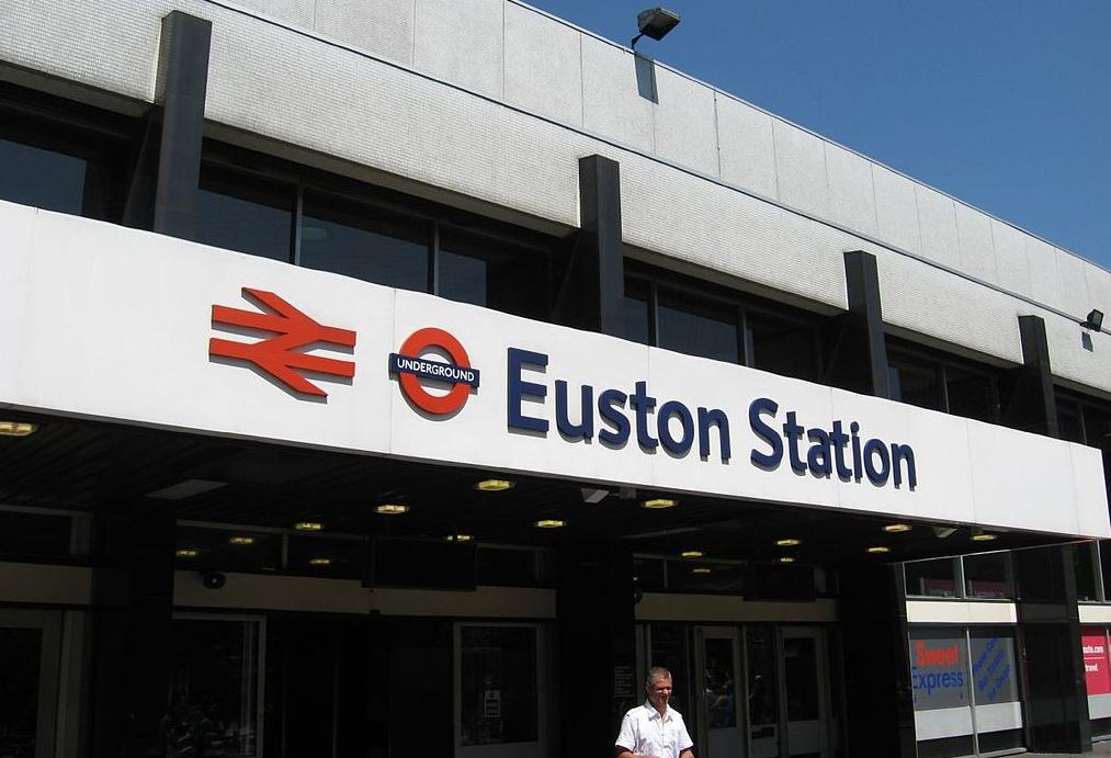 railway london Euston Station hs2
