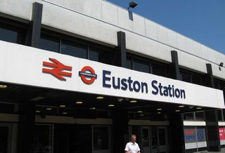 railway london Euston Station hs2