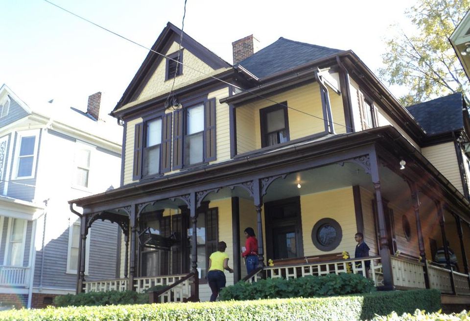 Martin Luther King Jr.'s birth home on Auburn Avenue in Atlanta, Georgia