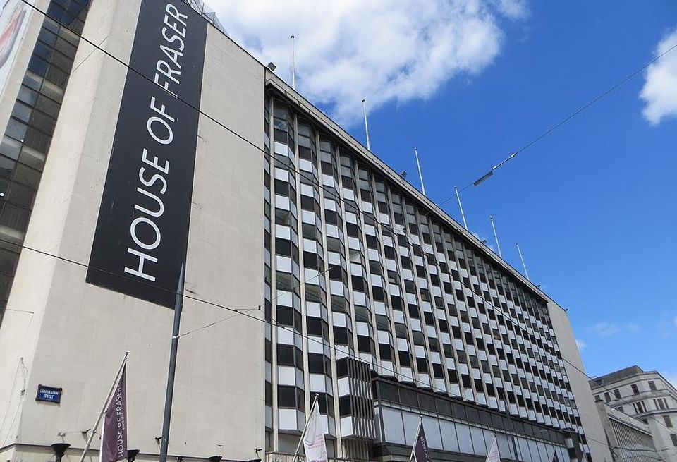 House of Fraser department store Birmingham