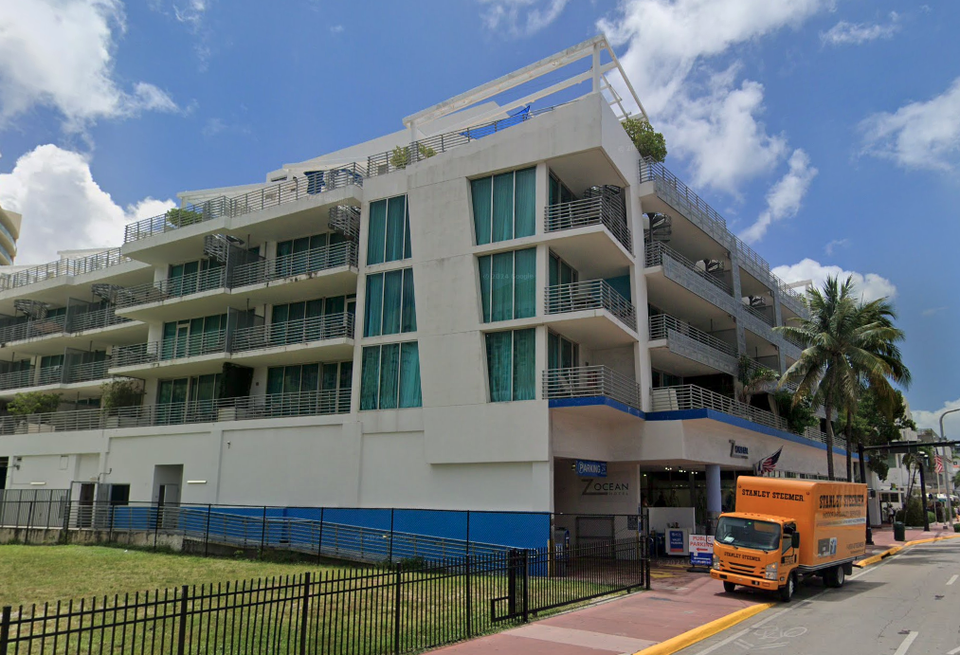 The Z Ocean Hotel on Collins Avenue in Miami Beach.