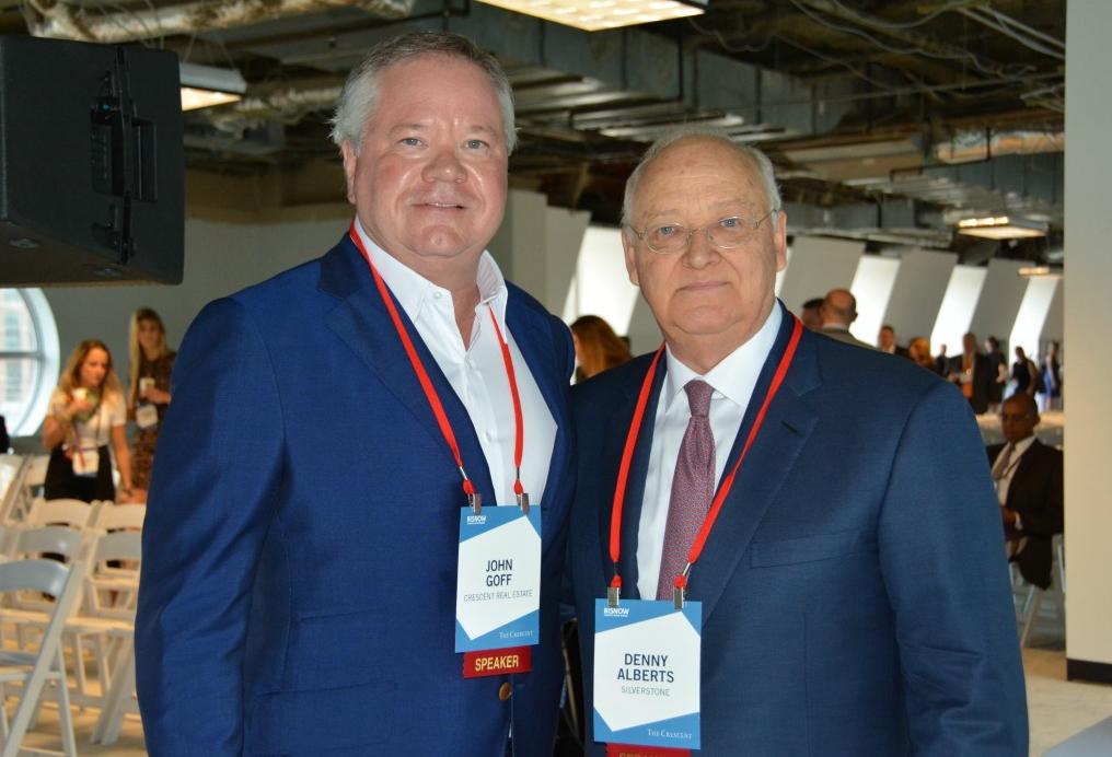 Crescent chairman John Goff and Silverstone chairman and CEO Denny Alberts