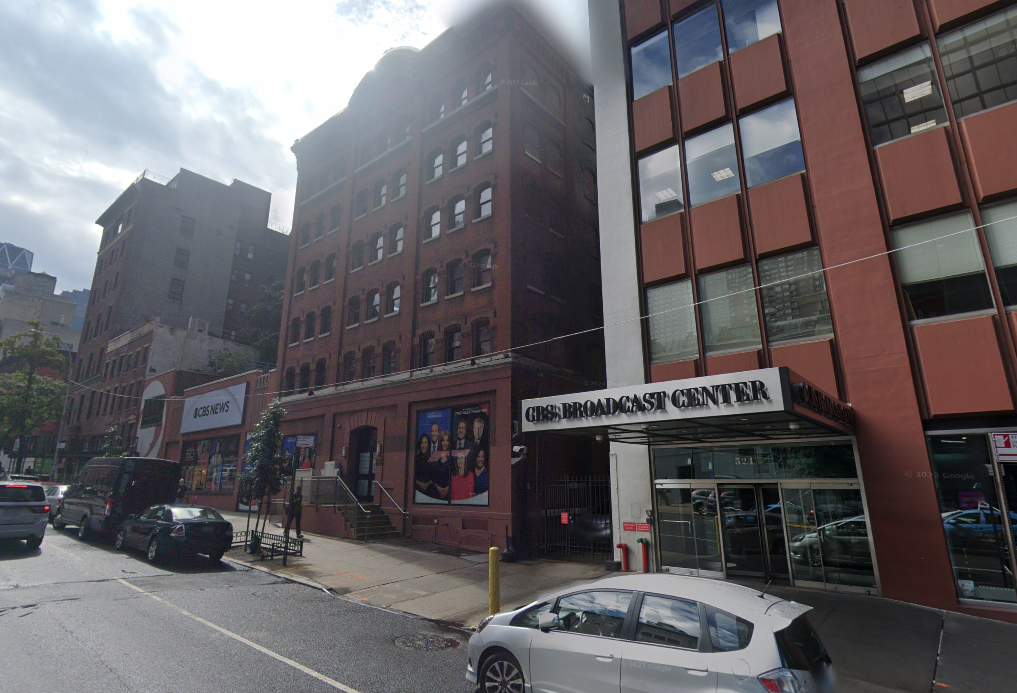 The CBS Broadcast Center spans a full block between West 56th and 57th Streets and 10th and 11th Avenues.