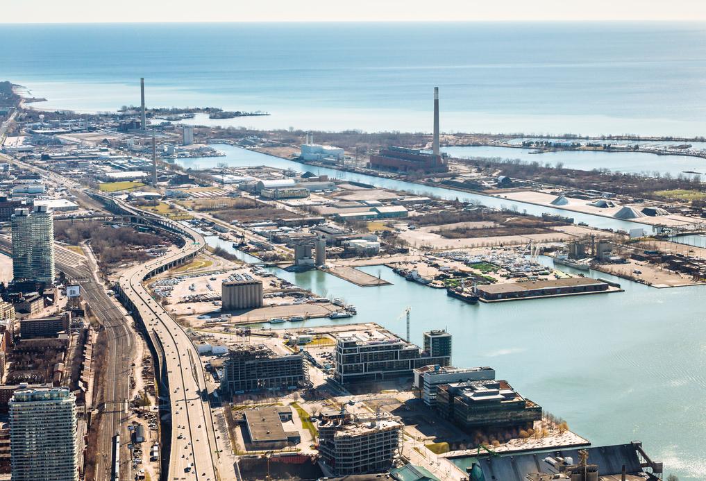 Sidwalk Labs Toronto Waterfront smart city. Eastern Harbour 