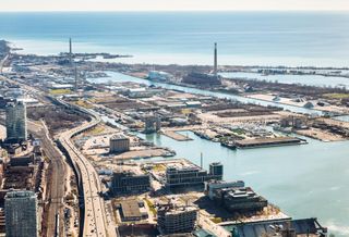 Sidwalk Labs Toronto Waterfront smart city. Eastern Harbour 