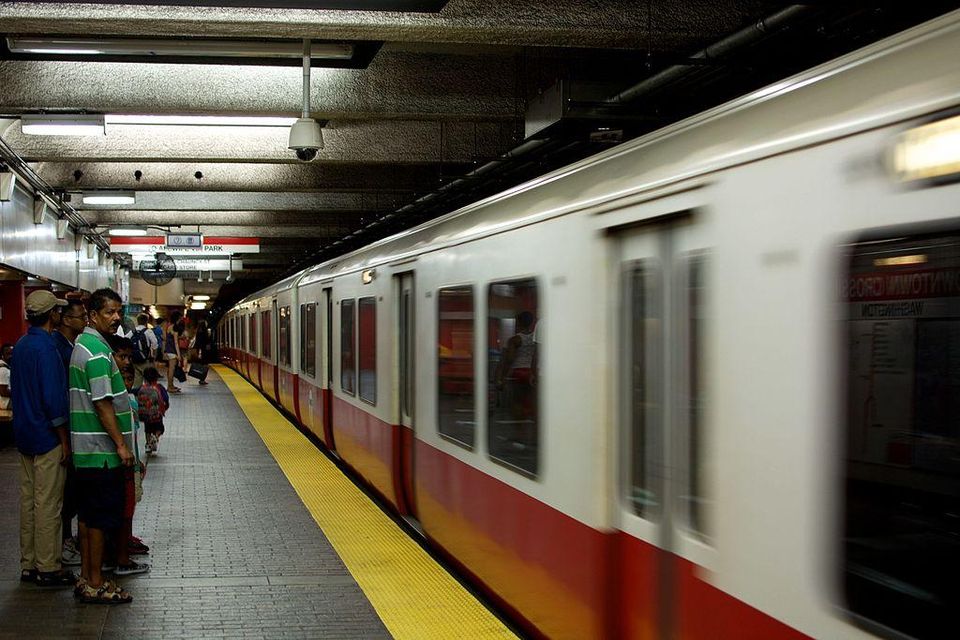 mbta red line downtown crossing boston