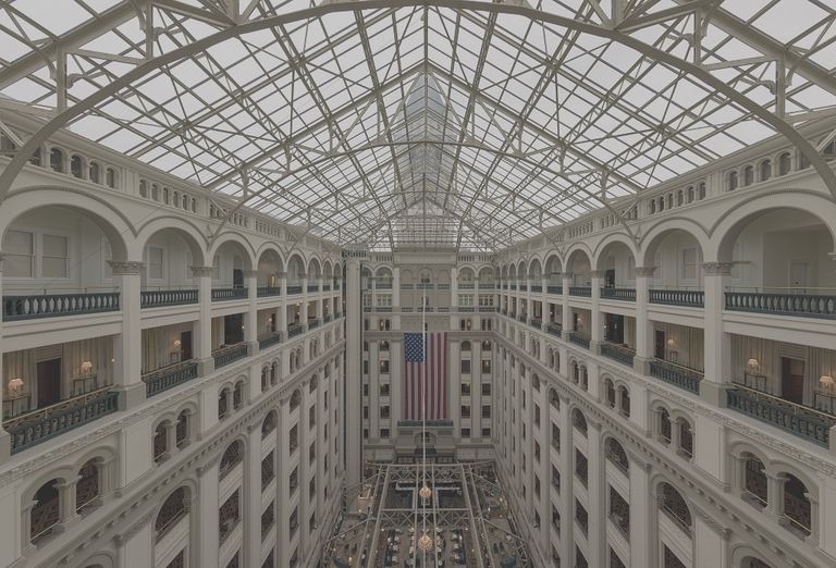 The Old Post Office was converted into a luxury hotel by The Trump Organization just months before Donald Trump's first presidency.