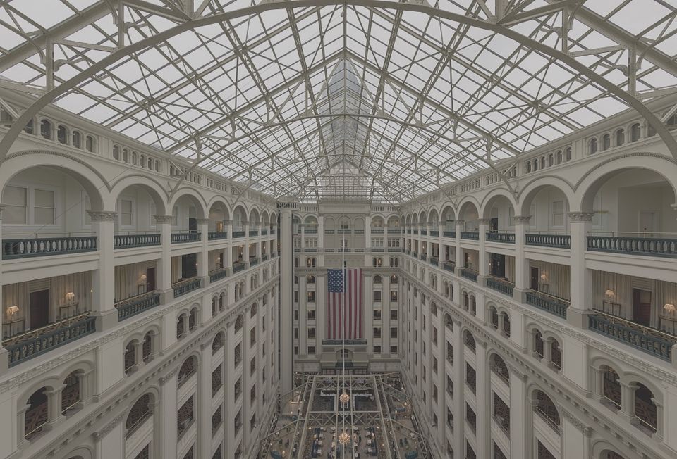 The Old Post Office was converted into a luxury hotel by The Trump Organization just months before Donald Trump's first presidency.