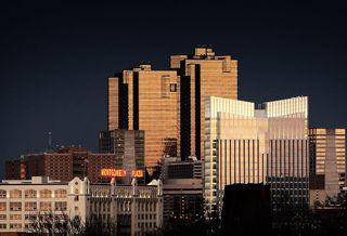 Fort Worth at sunset