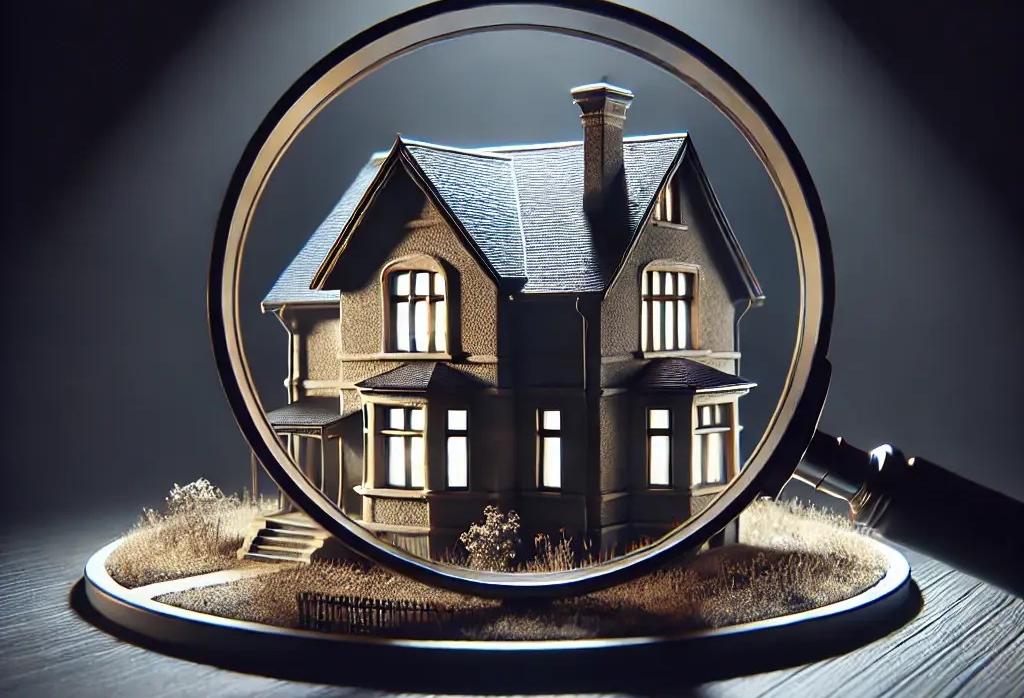 A house under a microscope