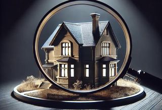 A house under a microscope