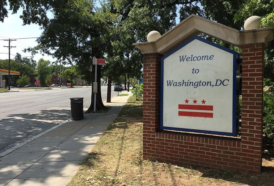 Outdoor brick sign with the words