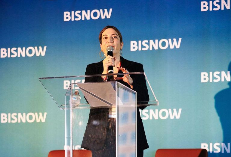 Francesca de Quesada Covey, chief economic development and innovation officer for Miami-Dade County gave a keynote address at Bisnow’s Miami State of The Market event on Sept. 12, 2023.
