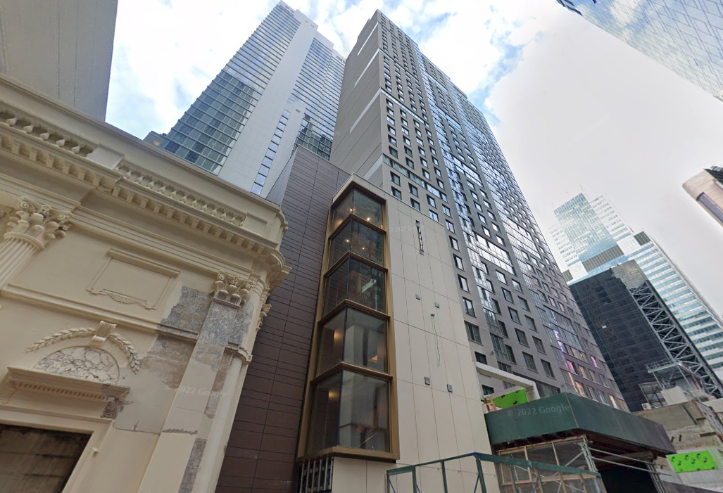 150 West 48th St. in Midtown Manhattan, a tri-branded hotel project developed by McSam Hotel Group