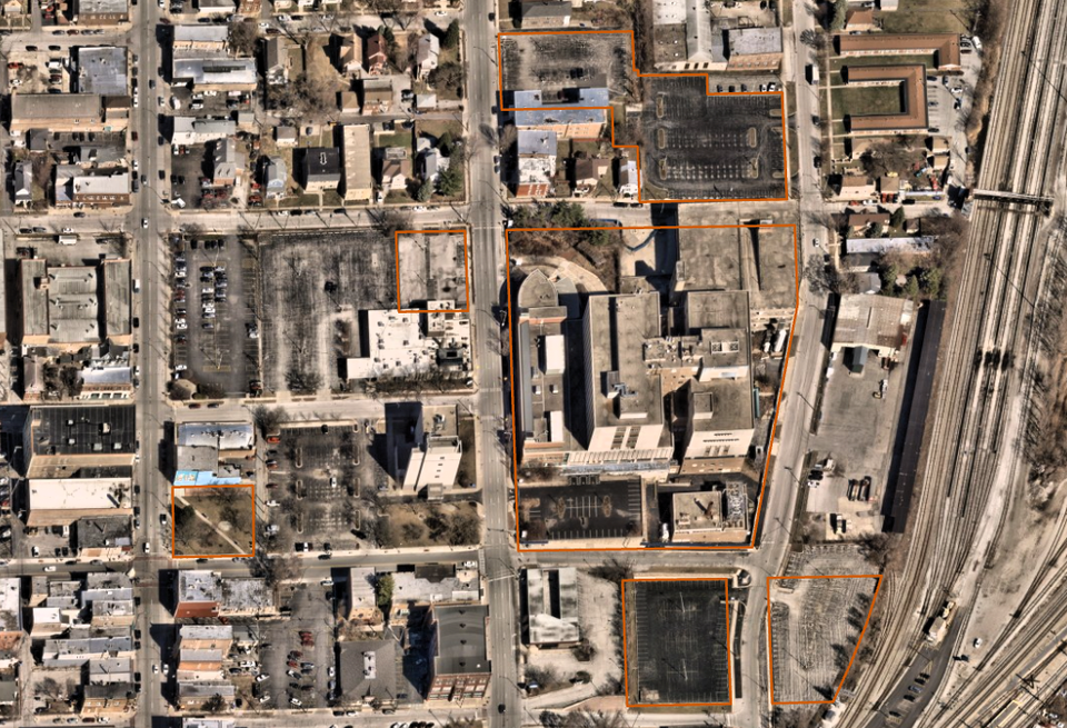 An aerial view of the MetroSouth site