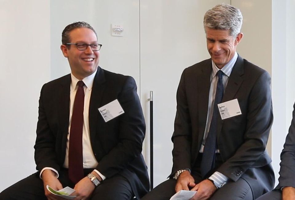 CBRE's Evan Haskell and John Nugent