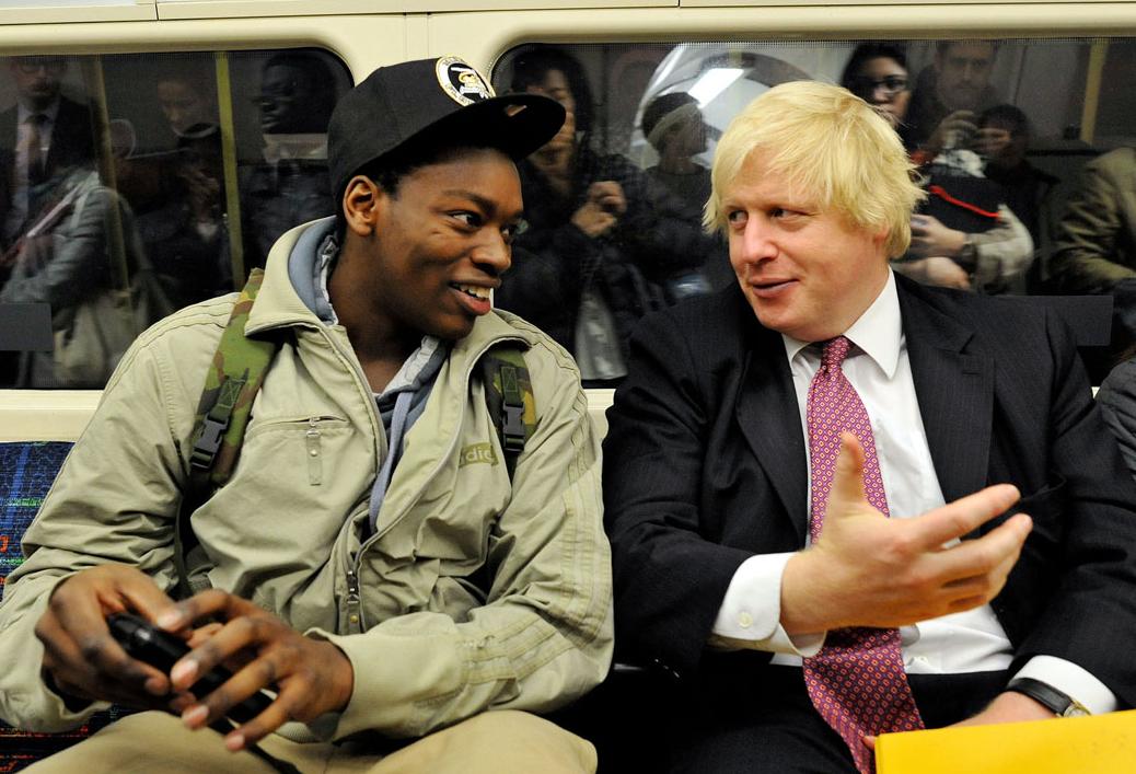 boris johnson train
