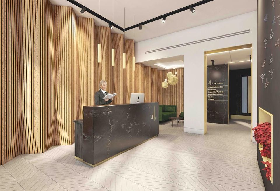 reception office birmingham 4 st philip's place jan 2019
