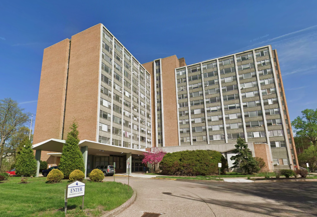 The 360-unit Brith Sholom House in Wynnefield.