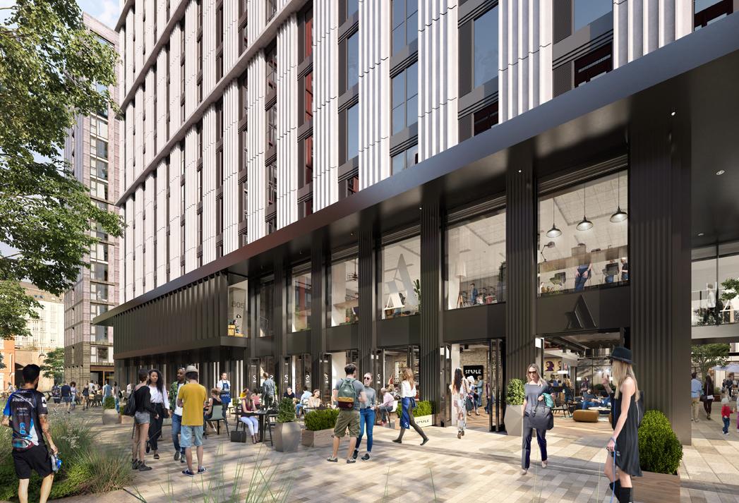 The 600 plus unit Affinity Living BTR scheme at Circle Square Manchester developed by Select Property Group 2018